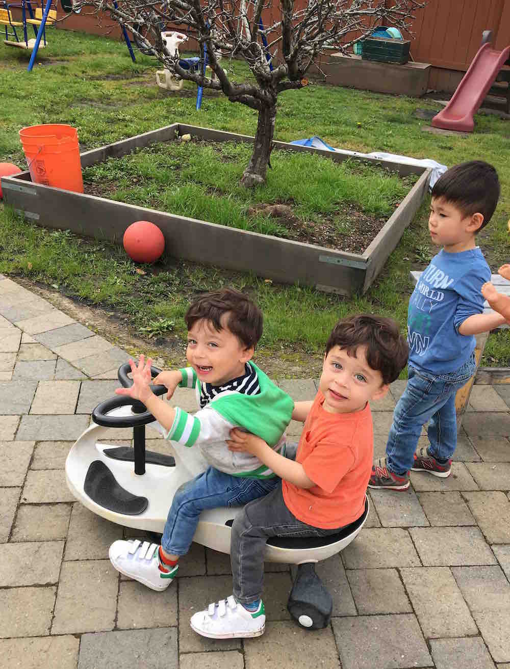 Playing outside