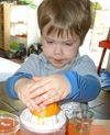 Making orange juice
